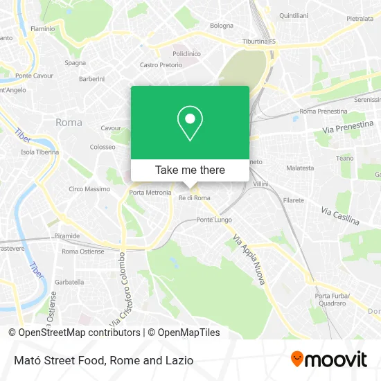 Mató Street Food map