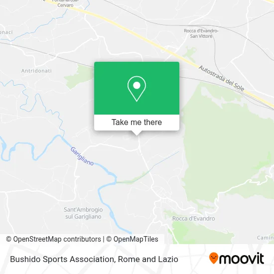 Bushido Sports Association map