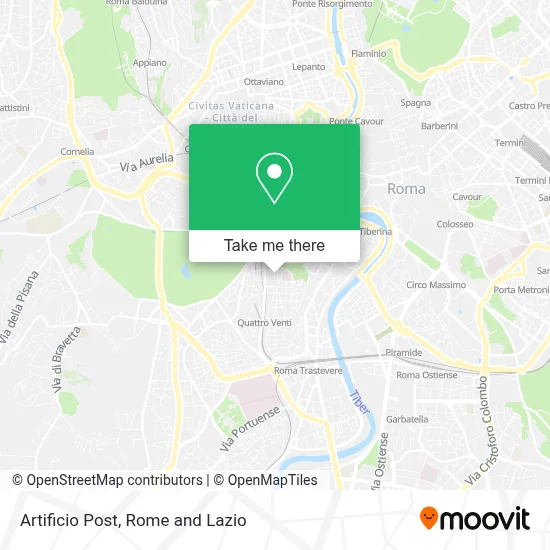 Artificio Post map