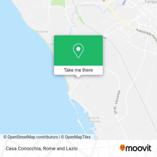 Casa Conocchia map