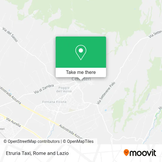 Etruria Taxi map