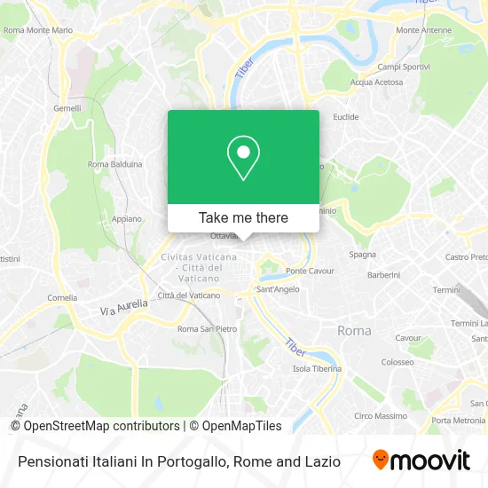 Pensionati Italiani In Portogallo map