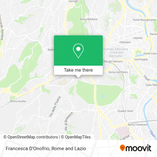 Francesca D'Onofrio map