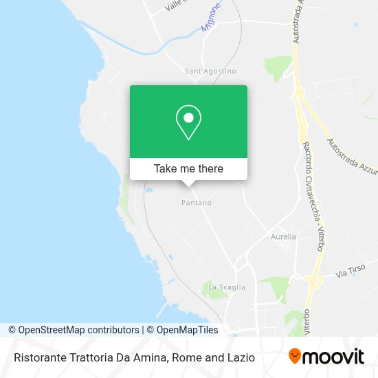 Ristorante Trattoria Da Amina map