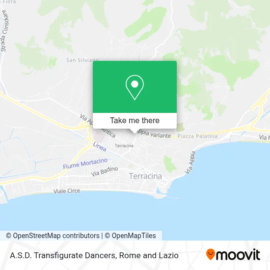 A.S.D. Transfigurate Dancers map