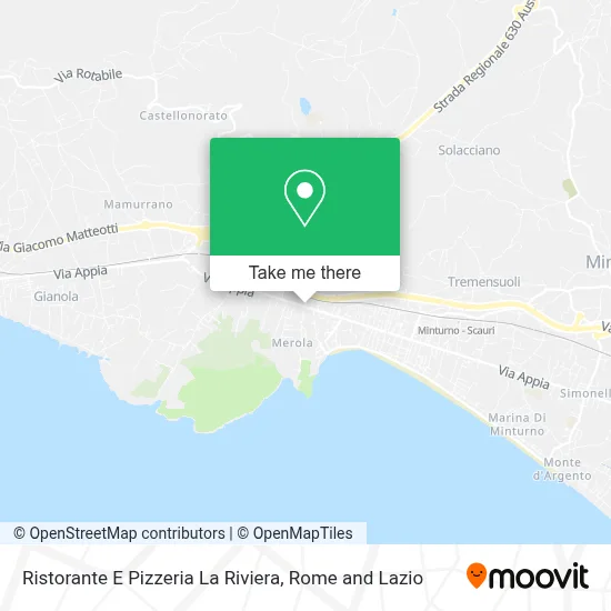 Ristorante E Pizzeria La Riviera map