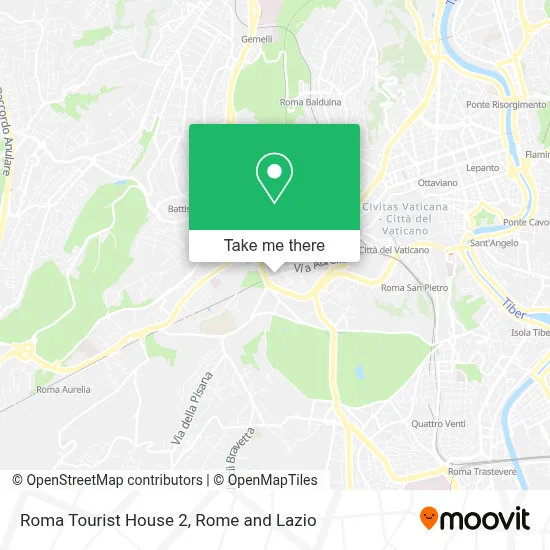 Roma Tourist House 2 map