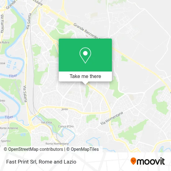 Fast Print Srl map