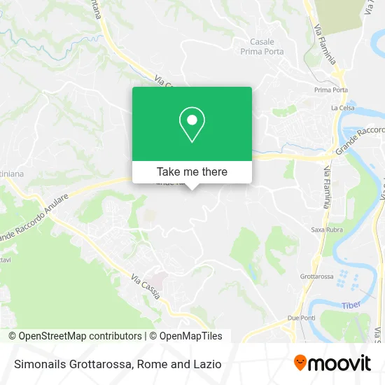 Simonails Grottarossa map