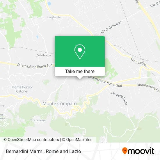 Bernardini Marmi map