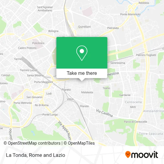La Tonda map