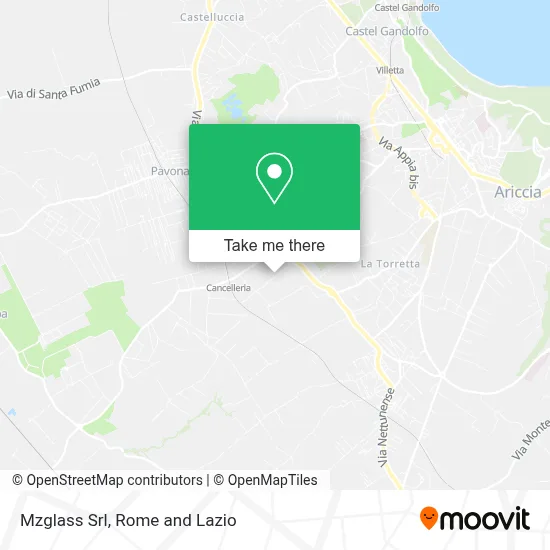 Mzglass Srl map