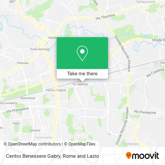 Centro Benessere Gabry map