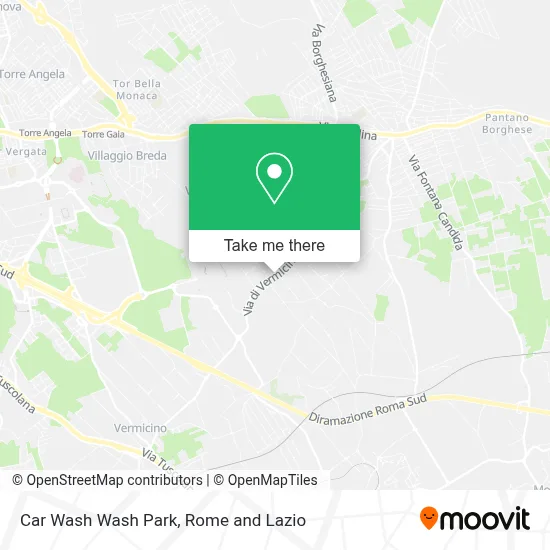 Car Wash Wash Park map