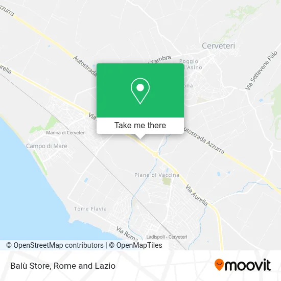 Balù Store map
