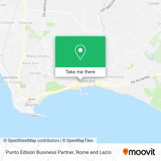 Punto Edison Business Partner map