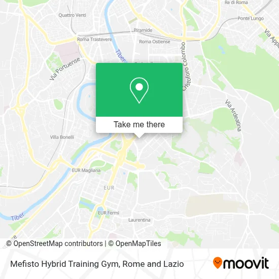 Mefisto Hybrid Training Gym map
