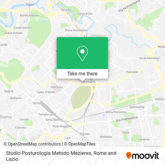 Studio Posturologia Metodo Mezieres map
