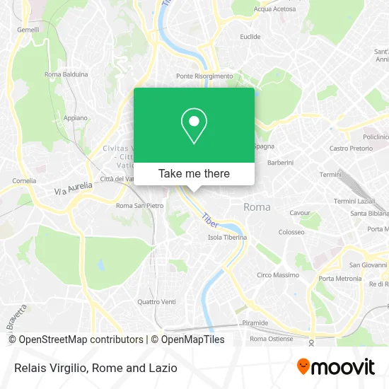 Relais Virgilio map