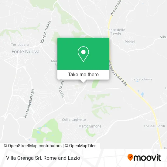 Villa Grenga Srl map