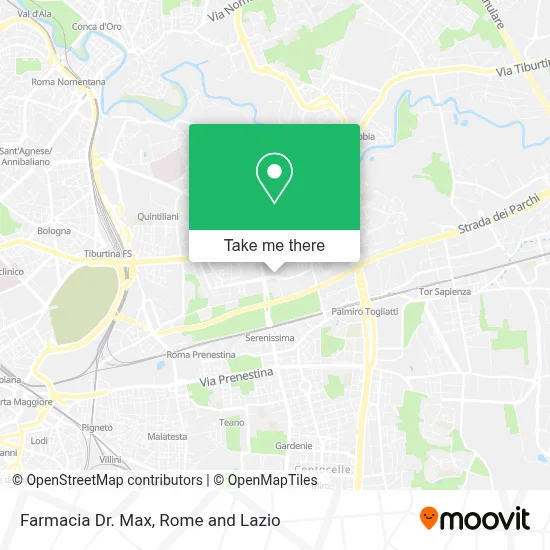 Farmacia Dr. Max map