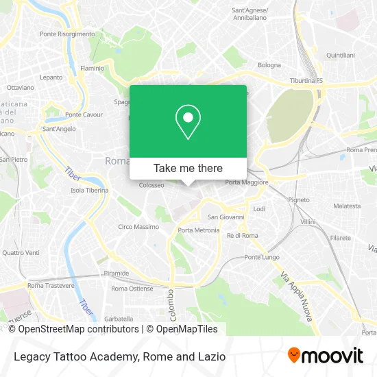 Legacy Tattoo Academy map