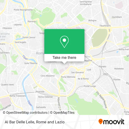 Al Bar Delle Lelle map