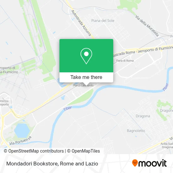 Mondadori Bookstore map
