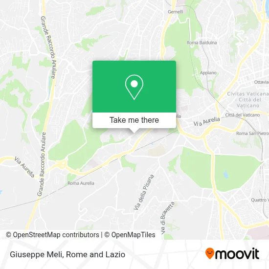 Giuseppe Meli map