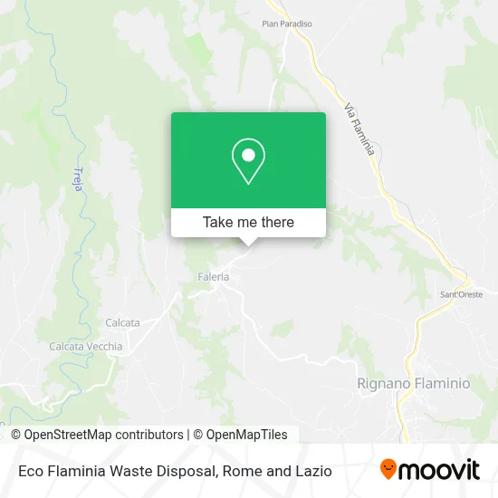 Eco Flaminia Waste Disposal map