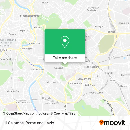 Il Gelatone map
