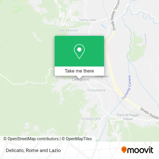 Delicato map