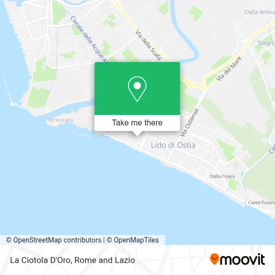 La Ciotola D'Oro map