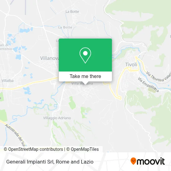 Generali Impianti Srl map