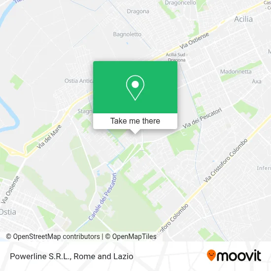 Powerline S.R.L. map