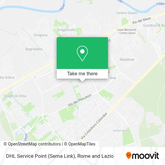 DHL Service Point (Sema Link) map