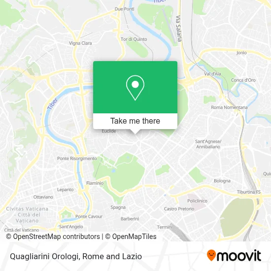 Quagliarini Orologi map
