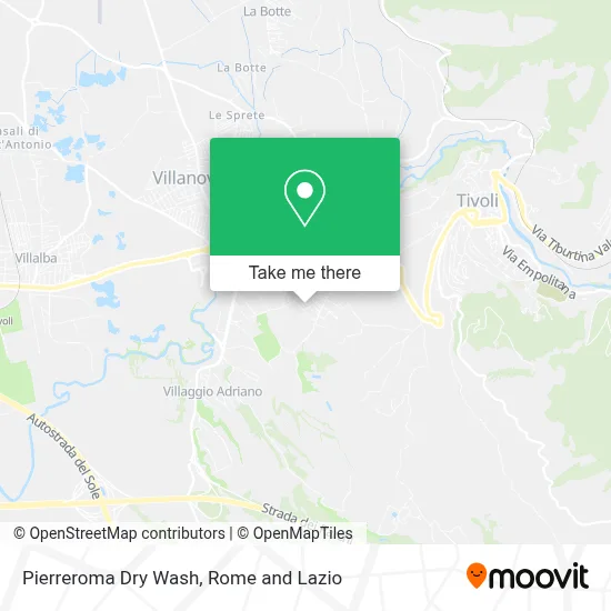 Pierreroma  Dry Wash map