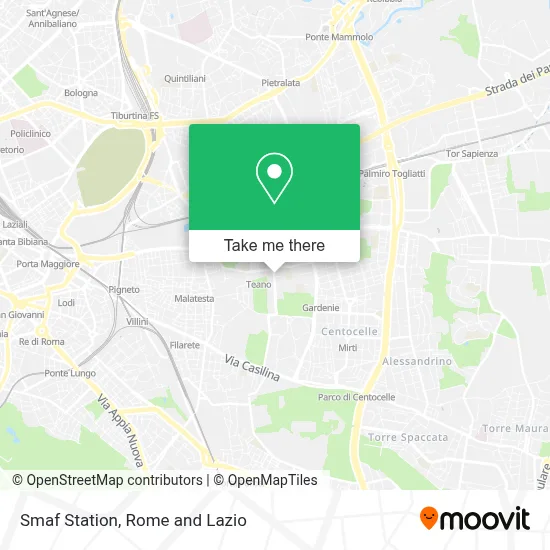 Smaf Station map