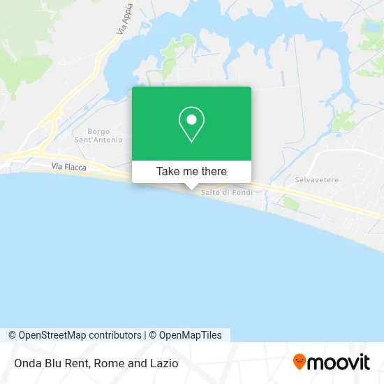 Onda Blu Rent map