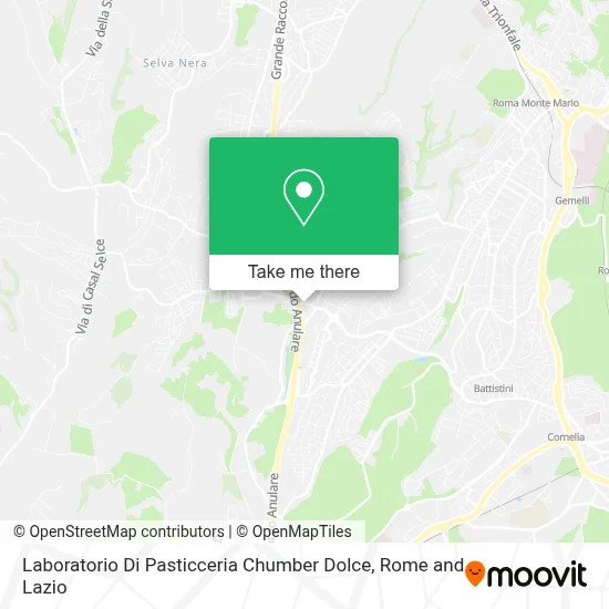 Laboratorio Di Pasticceria Chumber Dolce map