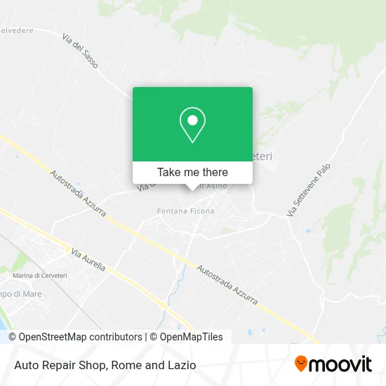 Auto Repair Shop map