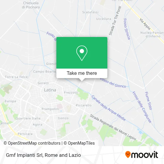 Gmf Impianti Srl map