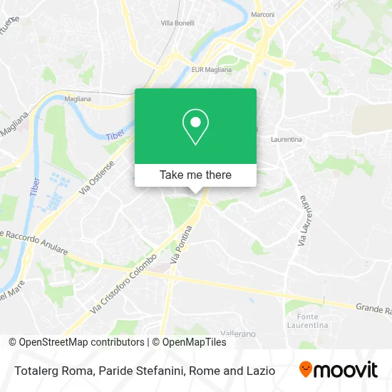 Totalerg Roma, Paride Stefanini map