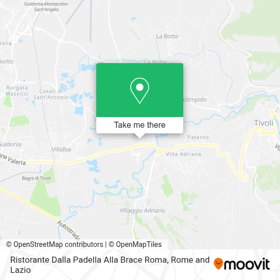 Ristorante Dalla Padella Alla Brace Roma map