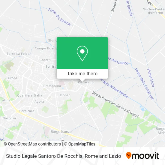Studio Legale Santoro De Rocchis map