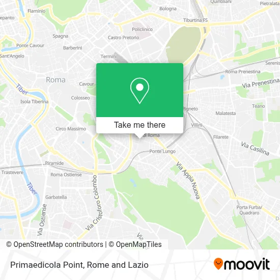 Primaedicola Point map