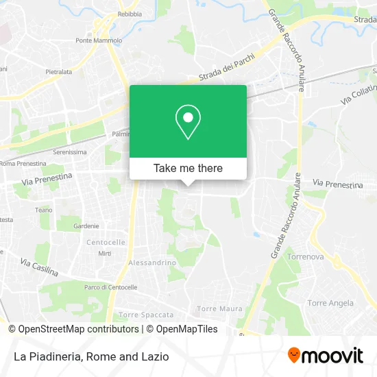 La Piadineria map