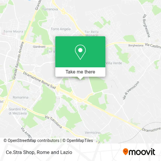 Ce.Stra Shop map