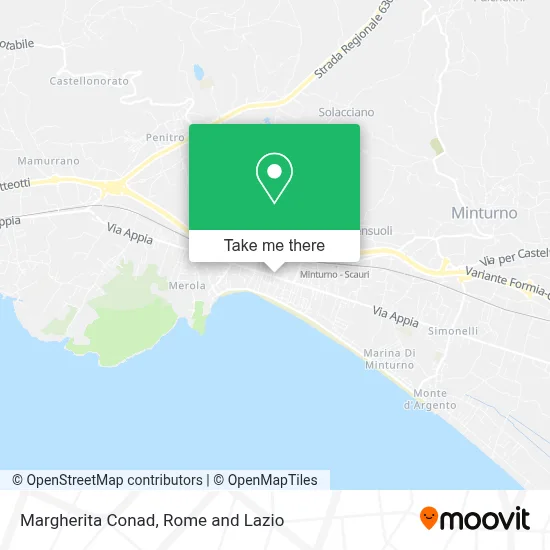 Margherita Conad map